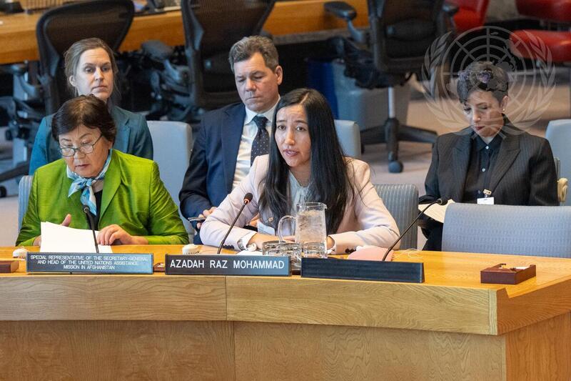 UN Security Council Briefing on Afghanistan by Azadah Raz Mohammad